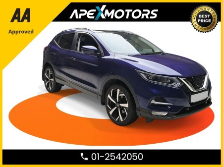 2018 Nissan Qashqai FINANCE ARRANGED * 1.5 TEKNA DCI * TOP-SPEC * PANORAMIC SUNROOF * POPULAR BLUE PURPLE * NEW NCT SEP-