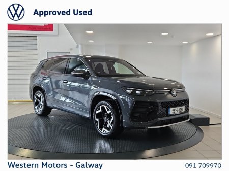 2026 Volkswagen Tayron R Line 75 2.0 TDI 150 Bhp DSG, Panoramic Roof, 7 Seater, Elec Bootlid,Head-Up Display,Sat Nav, IQ LE