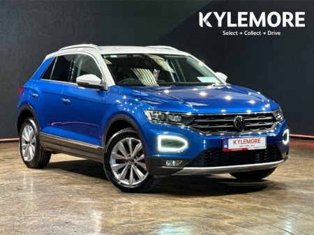 2021 Volkswagen T-Roc AUTOMATIC 2.0 TDI STYLE DESIGN PACKAGE - BLUE/WHITE TWO-TONE - FACTORY ALLOYS - COLOUR-CODED INTERIO