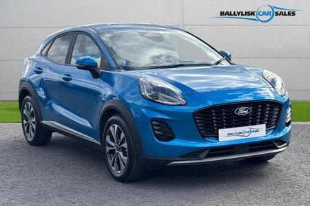 2025 Ford Puma 1.0T 125PS Titanium in Digital Aqua Blue with 3K
