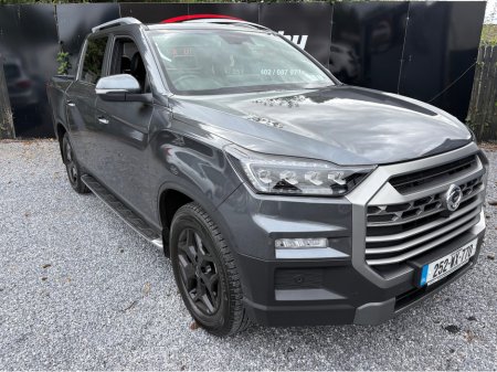 2025 KGM Musso 2.2 DSL AT P/T 4WD 4DR AUTO CREW CAB FULL LEATHER HEATED & COOLED SEATS PRICE EX VAT €46950 INC VA