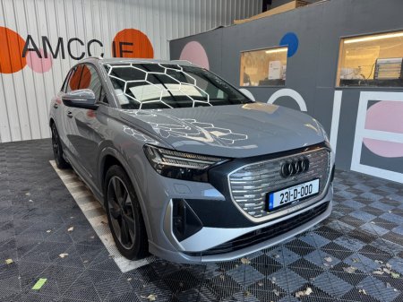 2023 Audi Q4 e-tron 2023 AUDI Q4 E-TRON 40 S LINE AUTOMATIC/ PARKING CAMERA/ CRUISE CONTROL/ PADDLE SHIFTERS AND MORE