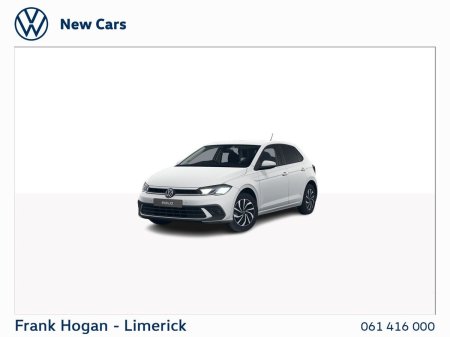 2026 Volkswagen Polo Edition 75 1.0tsi 5 Speed Manual (PCP €420 Monthly)