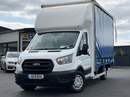 2022 Ford Transit 350L CURTAIN SIDE - 2.0L DIESEL - MANUAL - 12M WARRANTY - CAR: