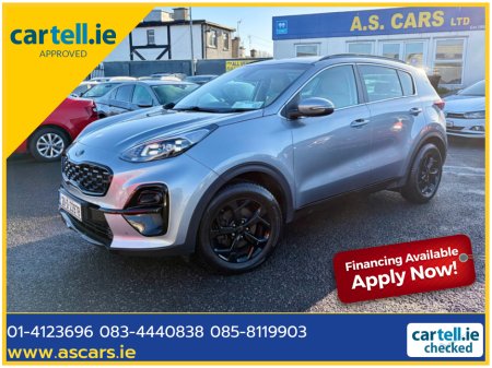 2021 Kia Sportage K3 MHEV BLACK EDITION ** 1 OWENR IRISH CAR ** FULL HISTORY ** FULL LEATHER ** HEATED SEATS & STEERIN