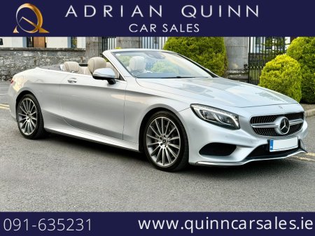 2018 Mercedes-Benz S-Class S 500 CONVERTIBLE AMG LINE PREMIUM AUTO==HUGE SPEC==COST OVER €250K NEW==
