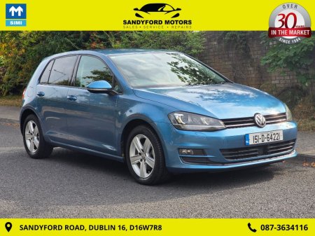 2015 Volkswagen Golf 1.2 Auto, low milage, new NCT rear camera
