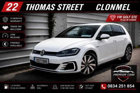 2020 Volkswagen Golf 1.4 TSI 5DR 204HP GTE DSG