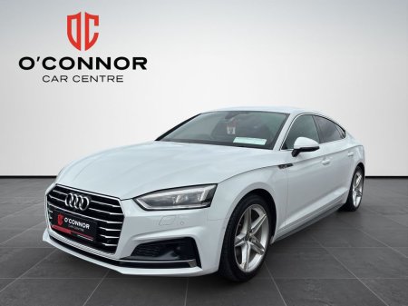 2017 Audi A5 Clean in white, quick when it counts. this A5 does both