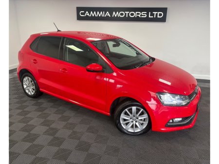 2016 Volkswagen Polo 2016 RED VOLKSWAGEN POLO*AUTOMATIC TRANSMISSION*BLUETOOTH AUDIO*MULTIFUNCTIONAL STEERING WHEEL*