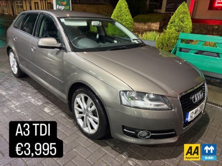 2012 Audi A3 1.6 TDI 105 Sport €3995