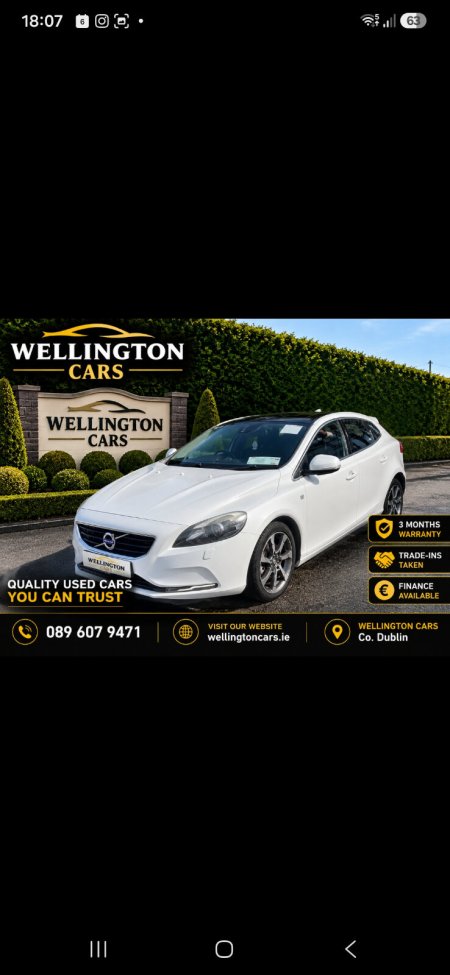 2015 Volvo V40 1.6 T4 180PS R-DESIGN POWERSHIFT DCT