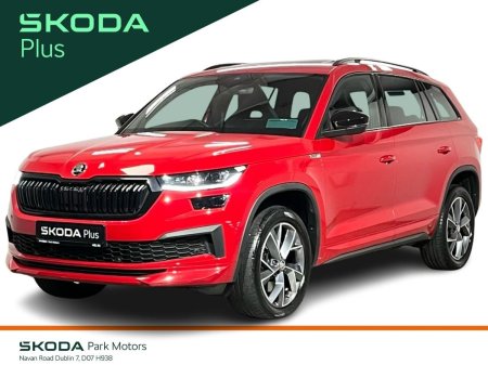 2024 Skoda Kodiaq Sportline 7 Seat DSG 2.0TDI 150BHP - Reversing Camera - Panoramic Sunroof - Climate Control - Heated