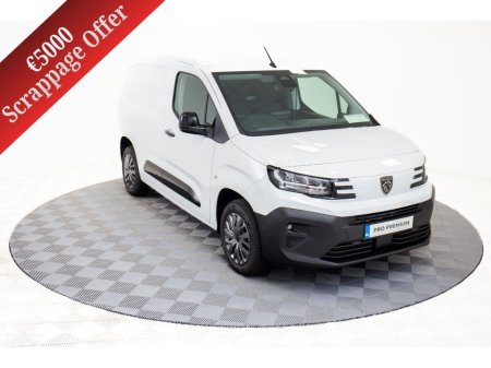 2026 Peugeot Partner *€5, 000 Scrappage* Pro Premium 1.5 Diesel 100HP 650Kg - €25, 990 Inc vat