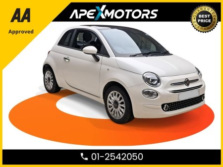 2021 Fiat 500 FINANCE ARRANGED * 1.0 5Dr LOUNGE MHEV * WHITE * NEW NCT OCT-28 * LOW TAX * AA APPROVED * IMMACULATE