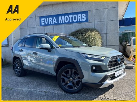 2022 Toyota RAV4 ADVENTURE AUTOMATIC HYBRID 2.5 PETROL //MASSIVE SPEC//PANORAMIC GLASS ROOF//FULL LEATHER HEATED AND