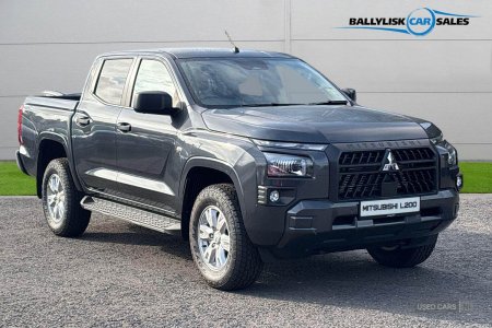 2026 Mitsubishi L200 2.4 Bi-Turbo D Titan Double Cab Pick Up 4WD Auto in Graphite Grey with Delivery Miles