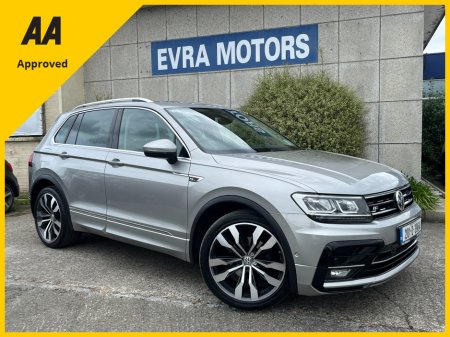 2020 Volkswagen Tiguan R-LINE 2.0 DIESEL MANUAL //HIGH SPEC//FULL LEATHER HEATED SEATS//PANORAMIC GLASS ROOF//SAT NAV//REVE