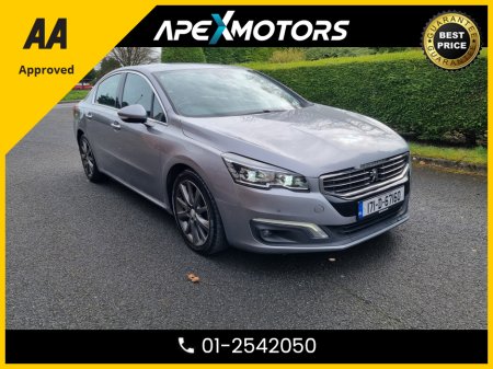 2017 Peugeot 508 FINANCE ARRANGED * 2.0 HDI BLUE 150 GT LINE * TOP-SPEC * NEW NCT JAN-28 * IMMACULATE * STAMPED SERVI