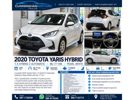2020 Toyota Yaris Yaris 1.5 Hybrid Z Automatic