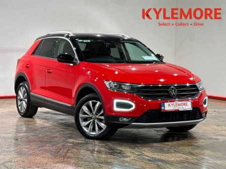2021 Volkswagen T-Roc 2.0 TDI AUTOMATIC - STYLE DESIGN PACKAGE - RED/BLACK TWO TONE - FACTORY ALLOYS