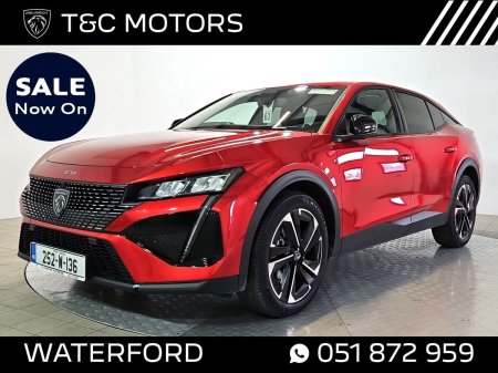 2025 Peugeot 408 Allure Hybrid Auto - Diamond Cut Alloy Wheels, Front & Rear Parking Sensors with Rear Camera, Wirele