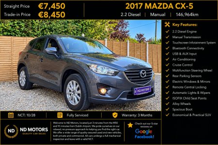 2017 Mazda CX-5 2.2D (150ps) EXECUTIVE SE 2WD