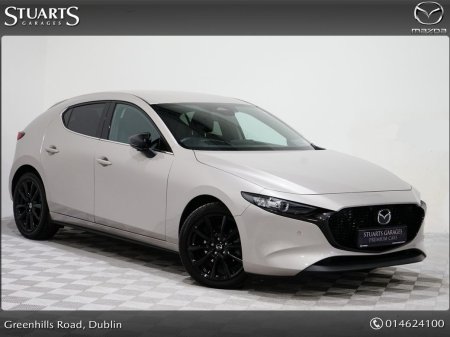 2025 Mazda Mazda3 2.5P 137PS 6MT HOMURA 5 DOOR*5 YEAR WARRANTY, @ MAZDA SOUTH DUBLIN, WIRELESS CHARGER, WIRELESS CARPL