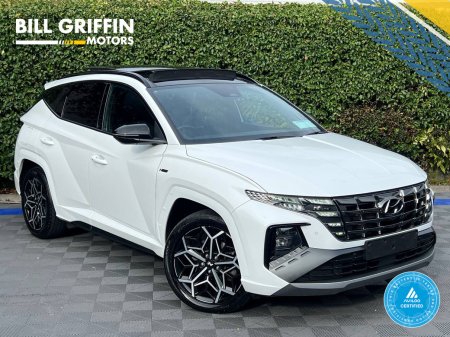 2024 Hyundai Tucson N-LINE 1.6 T-GDI HYBRID // OPENING PAN ROOF // REVERSE CAMERA // N-LINE LEATHER/ALCANTARA HEATED SEA