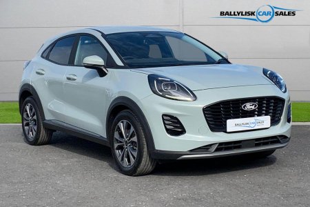 2025 Ford Puma 1.0T 125PS Titanium in Cactus Grey with 3K