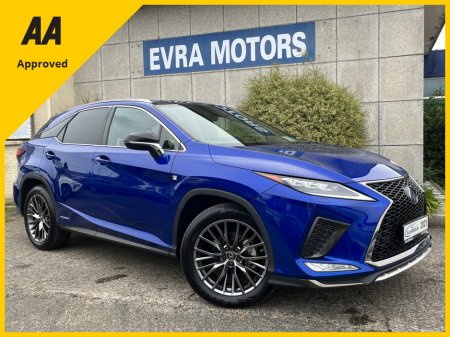 2021 Lexus RX450H F-SPORT 4WD AUTOMATIC HYBRID 3.5 PETROL //HIGH SPEC//LOW MILES//FULL LEATHER HEATED/COOLED ELECTRIC