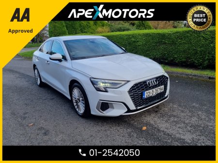 2022 Audi A3 FINANCE ARRANGED * 1.0 4Dr SALOON  * TOP SPEC  * UPGRADED INTERIOR * UPGRADED ALLOYS * NEW NCT APR-2