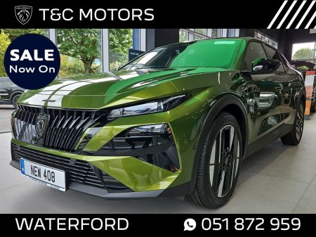 2026 Peugeot 408 *Top Spec* GT Exclusive Model  360 Cameras, Parking Sensors, Adaptive Cruise Control, Electronic Gat