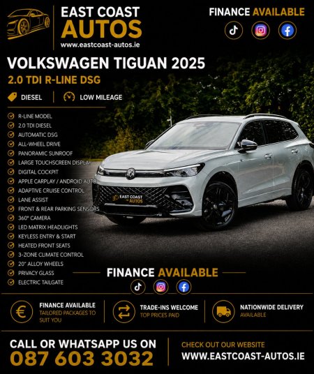 2025 Volkswagen Tiguan LIFE 2.0TDI DSG 150HP