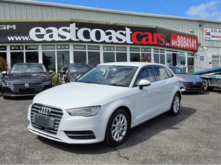 2015 Audi A3 ( 152 REG ) FULL CREAM LEATHER SEATS 1.4 TFSI AUTOMATIC - REVERSE CAMERA - MULTIFUNCTION STEERING WH