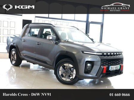 2026 KGM Musso EV ELECTRIC PICK UP TRUCK DOUBLE CAB N1 COMMERCIAL VAT 80.6 kWh ELECTRIC HUGE SPEC 10 YEAR/1 MILLION
