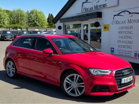 2018 Audi A3 2.0 TDI S-LINE 150 BHP