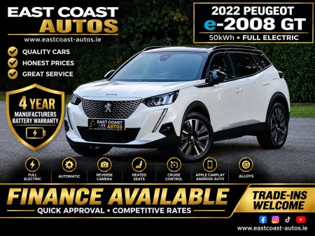 2022 Peugeot 2008 Electric 136 bhp (50 kWh) GT