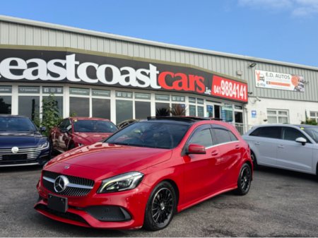 2017 Mercedes-Benz A-Class PAN SUNROOF ( 172 REG ) A180 1.6 AMG LINE INTERIOR HALF LEATHER SEATS - CARPLAY - ANDROID AUTO - REV