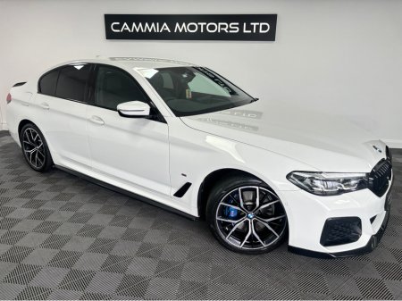 2021 BMW 5-Series BMW 5 SERIES 530E PETROL PLUG IN HYBRID*BLACK LEATHER HEATED SEATS*ELECTRIC ADJUSTABLE DRIVER & PASS