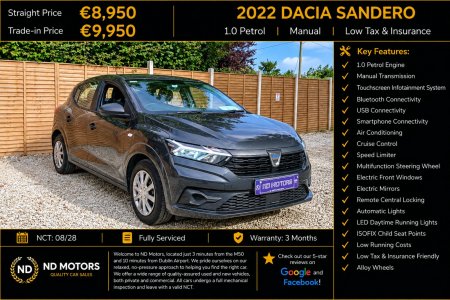 2022 Dacia Sandero SCe 65 Essential