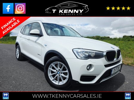 2017 BMW X3 SDRIVE18D SE 2 ZX3I 4DR AUTO SDRIVE 18D FROM €75 P/W