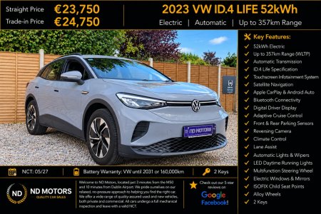 2023 Volkswagen ID.4 LIFE 52kWh 148HP