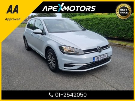 2018 Volkswagen Golf FINANCE ARRANGED * 1.4 TSI SE 125PS 5DR AUTO * BEAUTIFUL NEW (OFF WHTE COLOUR) * NEW NCT AUG-28 * AA