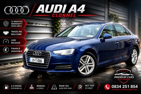 2017 Audi A4 2.0TDI 150HP SE Ultra