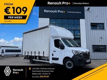 2023 Renault Master Curtain side with tailift