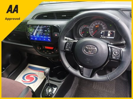 2017 Toyota Yaris TOP SPEC ULTIMA 1.3 PETROL AUTOMATIC WITH ONLY 23,136kms FACTORY IMMOBILISER PROXIMITY KEYS PUSH BUTTON START MULTI FUNCTION STEERING WHEEL REVERSE CAMERA ANDROID AUTO & APPLE CAR PLAY 2 YEARS NCT €13,995 thumbnail