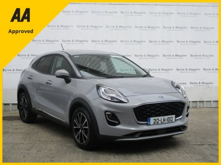 2021 Ford Puma TITANIUM 5DR 1.0T 125 MHEV. FULL FORD SERVICE HISTORY, SOLD WITH 2 YEARS NCT TEST, 12 MONTHS WARRANTY AND 12 MONTHS AA COVER !! €21,950