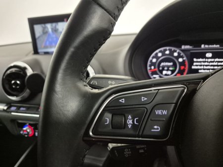 2019 Audi A3 SPORT LUXURY PACK**1.4 TFSI AUTO**FULL LEATHER**FULL ELECTRIC HEATED SEATS**FACELIFT SPORT MODEL**APPLE AND ANDROID CARPLAY**DIGITAL DASH**IRISH MAPS**KEYLESS ENTRY**WARRANTY AVAILABLE**FINANCE €21,949 thumbnail