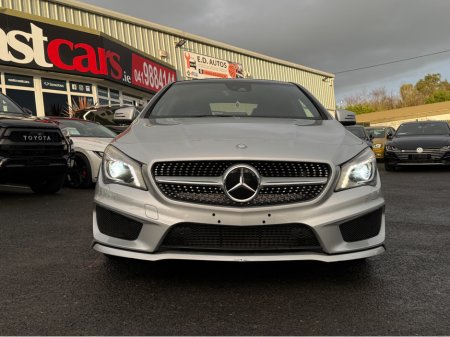 2015 Mercedes-Benz CLA Class ( 152 REG ) PANORAMIC SUNROOF AMG INTERIOR CLA180 HALF LEATHER HEATED  SEATS , PRIVACY GLASS REV CAMERA ALLOYS - €18,950